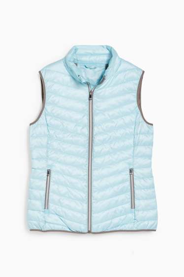 Women - Technical gilet - light blue