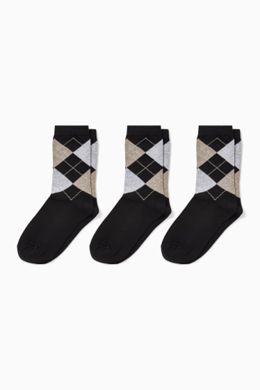 Women - Multipack of 3 - socks - black