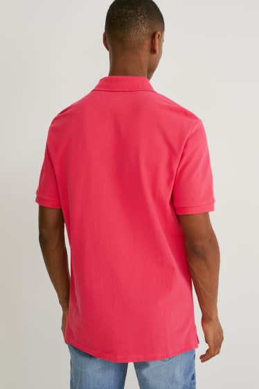 Mężczyźni - Koszulka polo  - jasnoczerwony