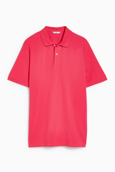 Mężczyźni - Koszulka polo  - jasnoczerwony