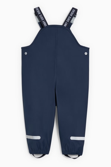 Neonati - Pantaloni impermeabili per neonati - blu scuro