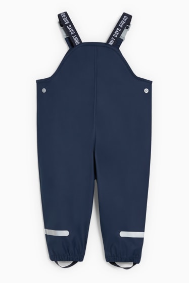 Bébés - Pantalon de pluie pour bébé - bleu foncé