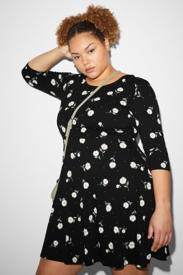 Women - CLOCKHOUSE - dress - floral - black