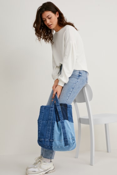 Women - Denim shopper - denim-blue