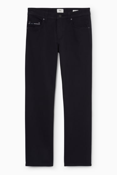 Hommes - Pantalon - regular fit - bleu foncé