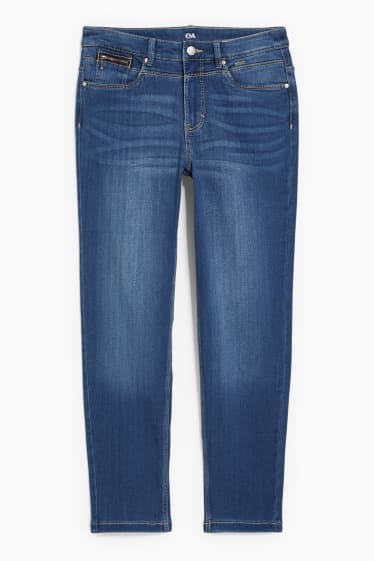 Donna - Slim jeans - a vita medio-alta - jeans blu