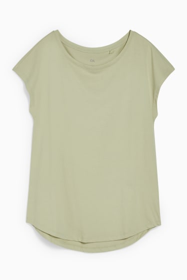 Femei - Tricou basic - verde deschis