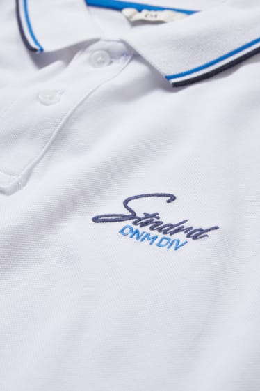 Herren - Poloshirt - weiß