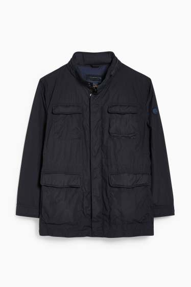 Men - Jacket with hood - black