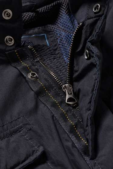Men - Jacket with hood - black