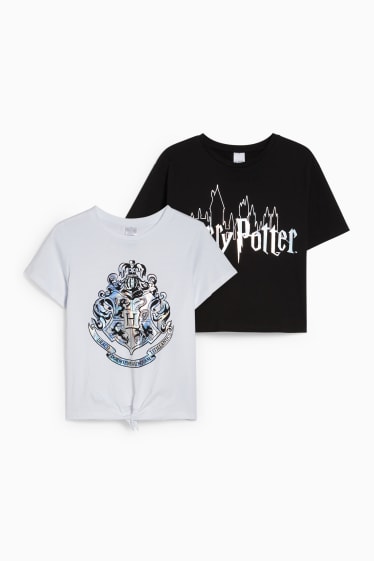 Dětské - Multipack 2 ks - Harry Potter - tričko s krátkým rukávem - bílá