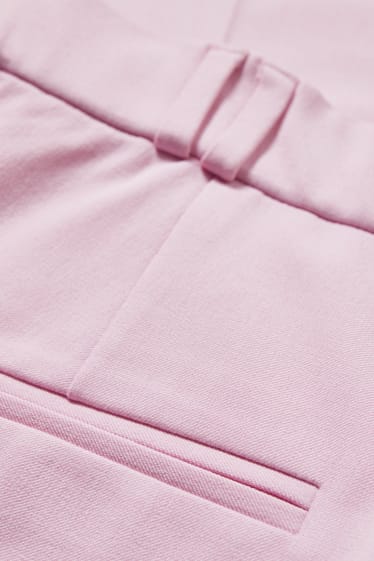 Women - Business trousers - slim fit - rose-melange