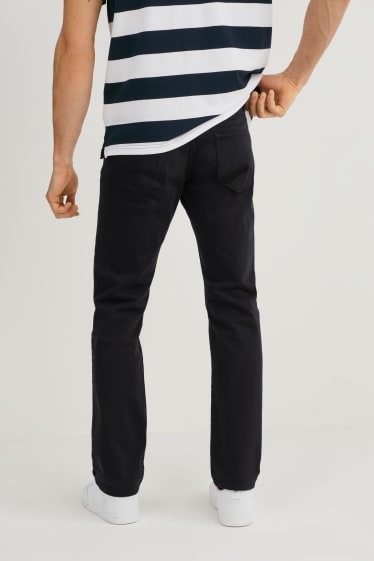 Hommes - Pantalon - regular fit - bleu foncé