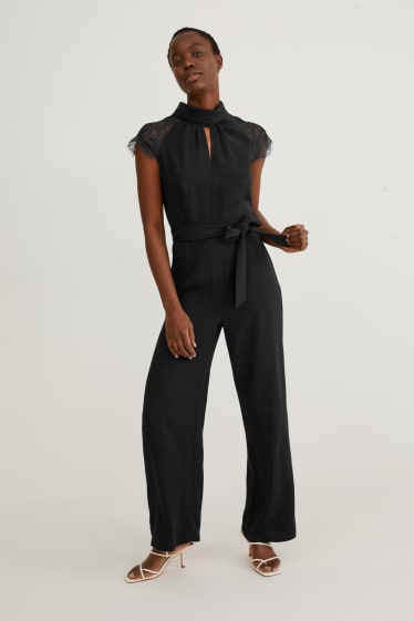 Damen - Jumpsuit - dunkelblau