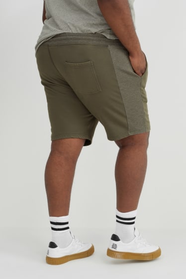 Men - Sweat shorts - khaki