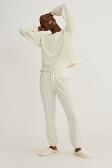 Donna - Pantaloni pigiama - crema