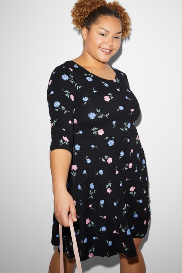 Women - CLOCKHOUSE - dress - floral - dark blue