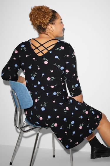 Women - CLOCKHOUSE - dress - floral - dark blue