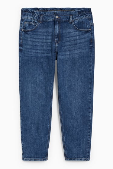 Damen - Tapered Jeans - jeansblau