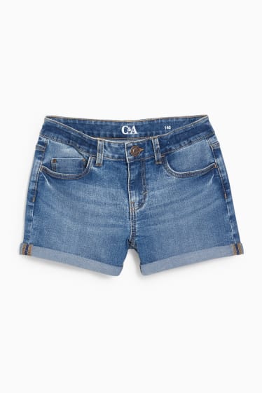 Nena - Pantalons curts texans - texà blau
