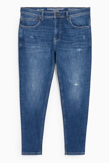 Men - CLOCKHOUSE - carrot jeans  - blue denim