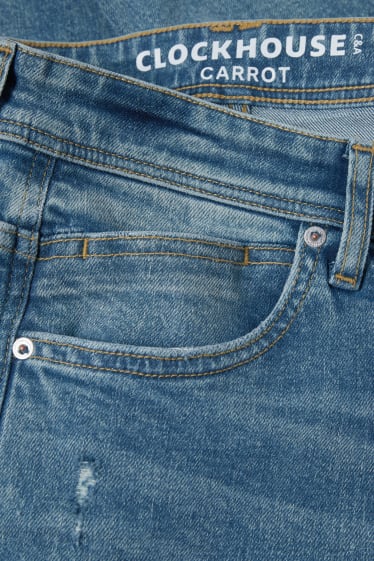 Heren - CLOCKHOUSE - carrot jeans - jeansblauwgrijs