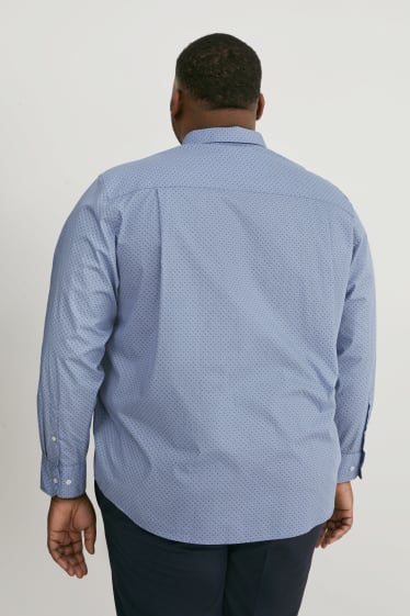 Mężczyźni - Koszula biznesowa - regular fit - kołnierzyk kent - łatwa do prasowania - jasnoniebieski