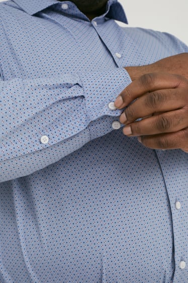Herren - Businesshemd - Regular Fit - Kent - bügelleicht - hellblau