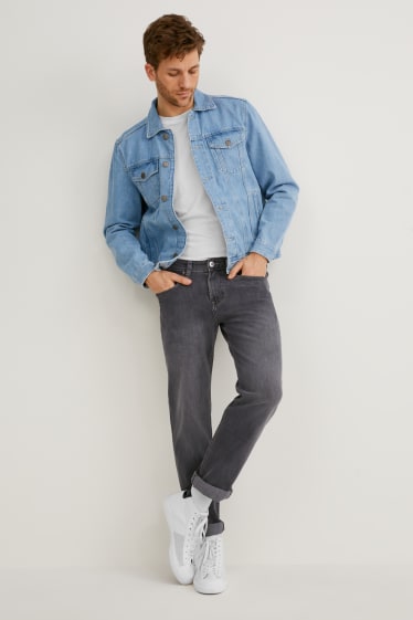 Mężczyźni - Straight jeans - Flex - LYCRA® - dżins-szary