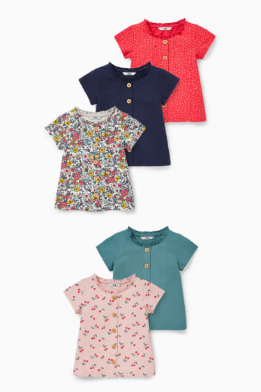 Enfants - Lot de 5 - T-shirts - coloré