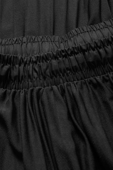 Kobiety - Plisowana spódnica - ciemnozielony