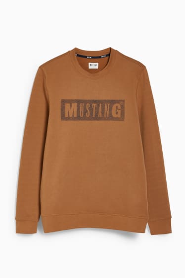 Men - MUSTANG - sweatshirt - havanna
