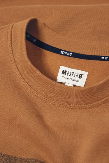 Men - MUSTANG - sweatshirt - havanna