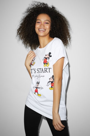 Women - CLOCKHOUSE - T-shirt - Mickey Mouse - white