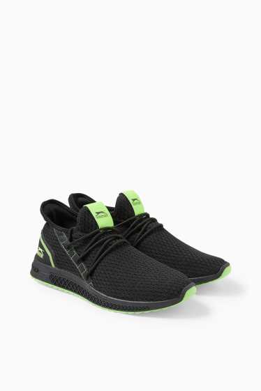 Men - Slazenger - trainers - mesh - black