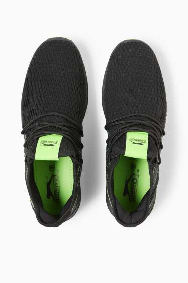 Men - Slazenger - trainers - mesh - black