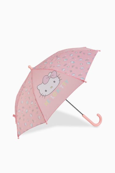 Dzieci - Hello Kitty - parasol - jasnoróżowy