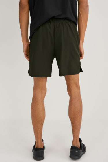 Hommes - Short fonctionnel - vert foncé