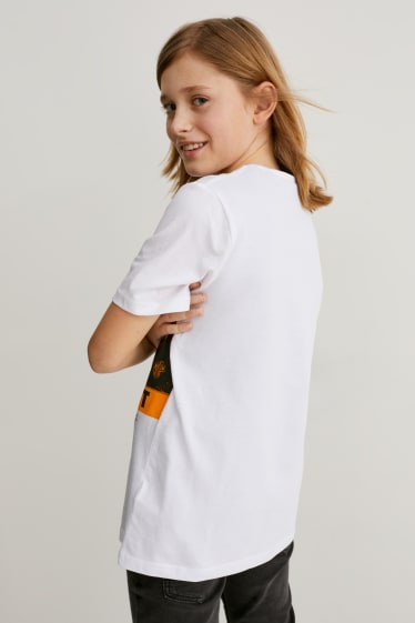 Kinder - Multipack 3er - Kurzarmshirt - schwarz / weiß