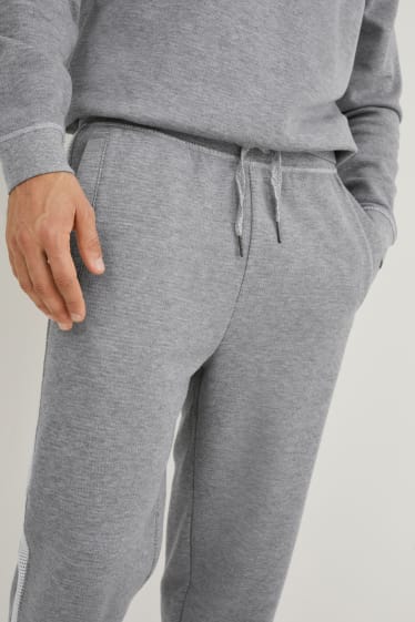 Hommes - Pantalon pour la maison - gris clair chiné