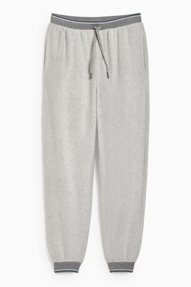 Men - Lounge trousers - gray