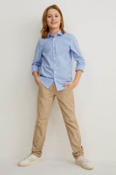 Niños - Chinos - regular fit - beis