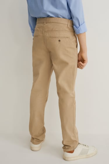 Niños - Chinos - regular fit - beis