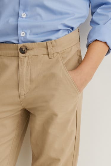 Niños - Chinos - regular fit - beis