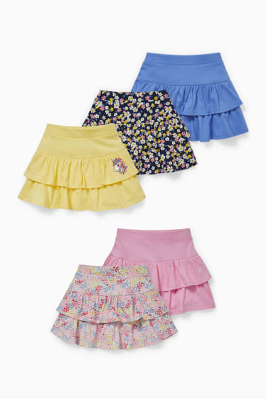 Children - Multipack of 5 - skirt - yellow