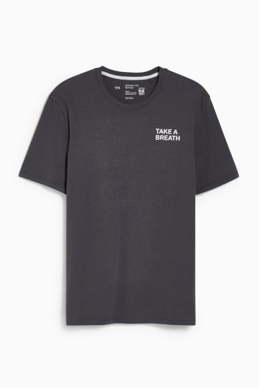 Hommes - T-shirt - gris foncé