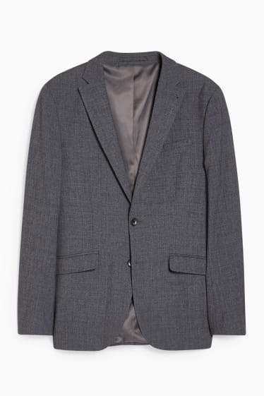 Hommes - Veste de costume - coupe slim - Flex - LYCRA® - gris foncé