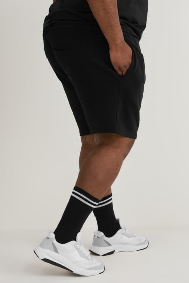 Herren - Sweatshorts - schwarz