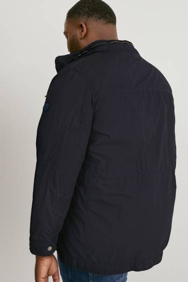 Men - Jacket with hood - black