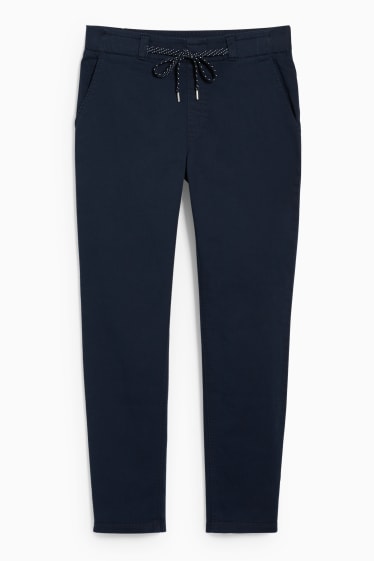 Mujer - Pantalón - slim fit - azul oscuro